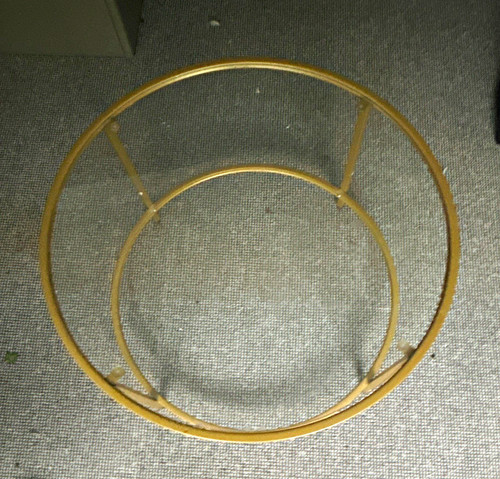 Round glass top coffee table - round,
