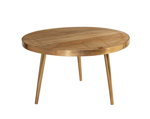 Round solid light mango - light,