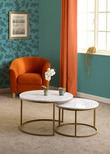 Luxury vintage round - round, coffee