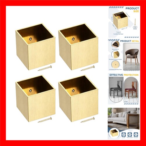 Uxcell 4pcs brass - brass, furniture