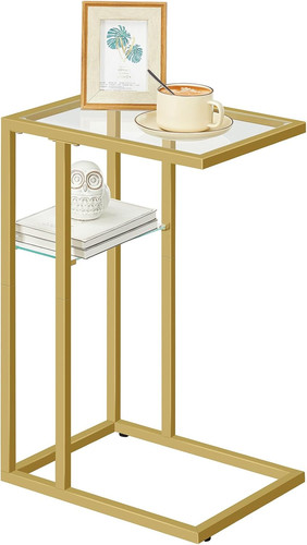 Shaped end table 2 tier - c, 2-tier