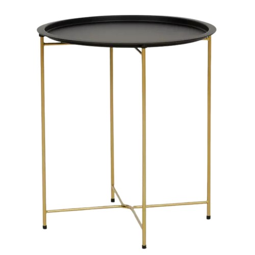 Contemporary black tray table - tray,
