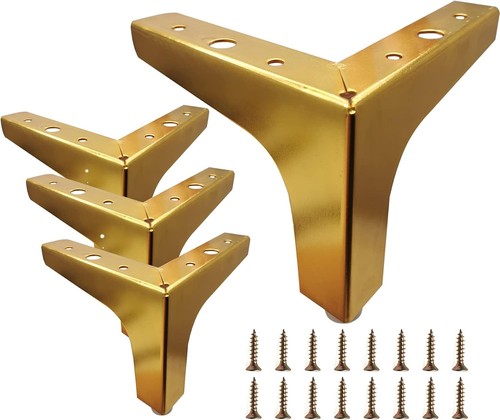 Triangular gold furniture legs - furniture,