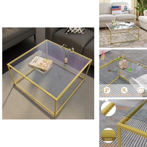 Glass coffee table - coffee, 26.4
