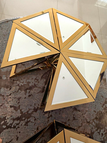 Hexagonal mirrored glass - hexagonal,