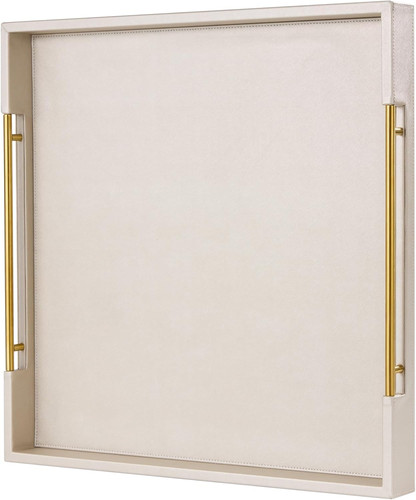 Oversized champagne faux - 24",