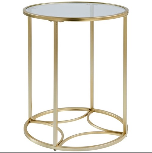 Gold side tables - gold,